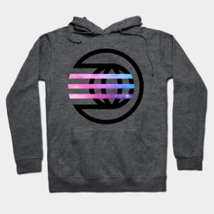 Geometric Space Spaceship Earth Hoodie